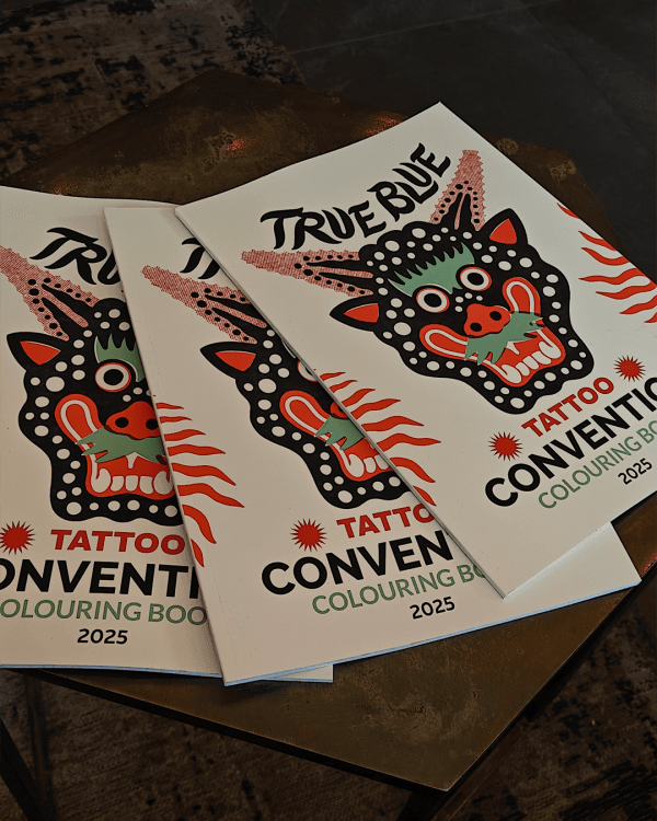 True Blue Tattoo Convention 2025 Colouring Book
