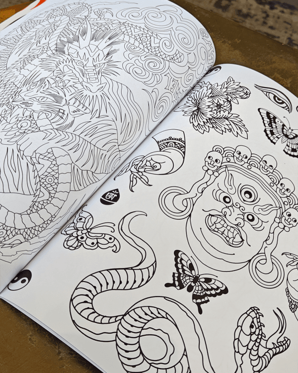 True Blue Tattoo Convention 2025 Colouring Book - Afbeelding 4